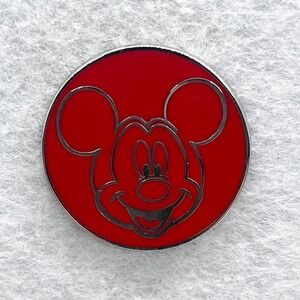 🔮 5/$25 Disney‎ Red Mickey Mouse Pin